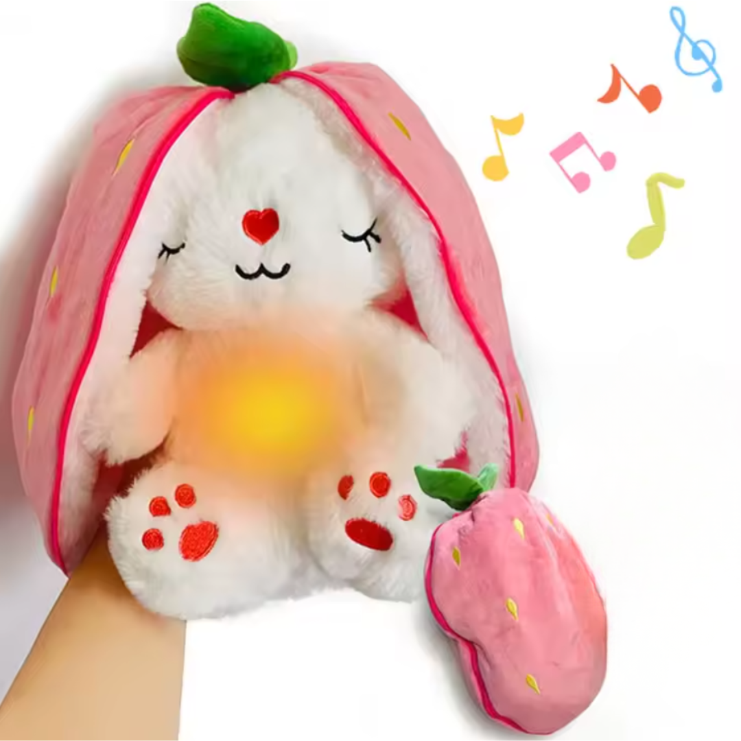 Conejo de Peluche Relajante con Respiración Guiada