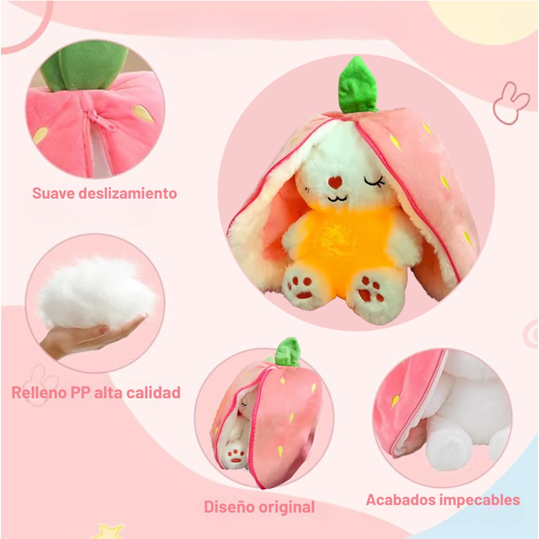 Conejo de Peluche Relajante con Respiración Guiada